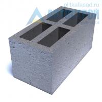 блок бетонный стеновой 190×190(188)x390 мм четырехщелевой а-строй Егорьевск купить