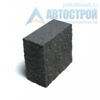 блок облицовочный фасадный угловой полнотелый 90х188х195 мм черный а-строй Егорьевск купить
