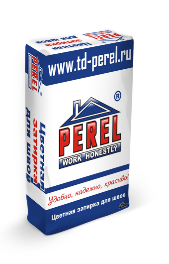 RL 0410 Цветная затирка PEREL, серая , 25 кг в Егорьевске по низкой цене