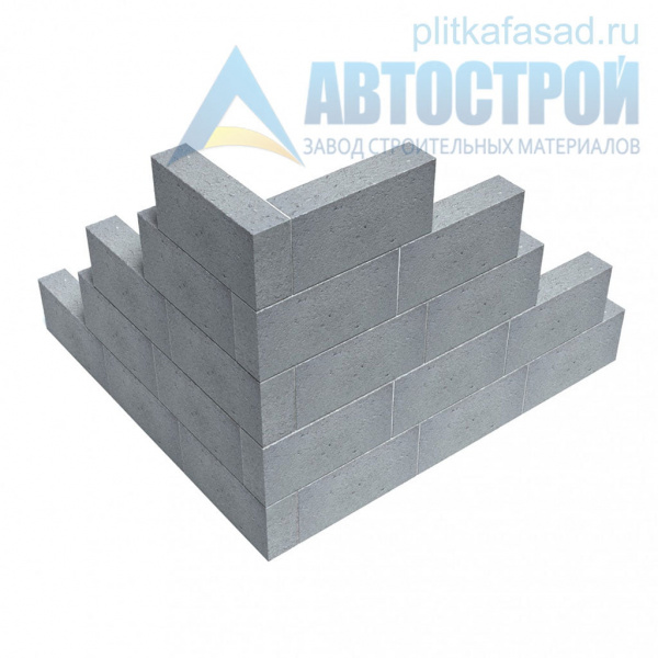 Блок бетонный для перегородок 80x188x390 мм полнотелый А-Строй в Егорьевске по низкой цене
