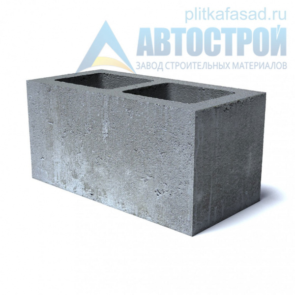 Блок керамзито­бетонный стеновой 190×190(188)x390 мм пустотелый А-Строй в Егорьевске по низкой цене