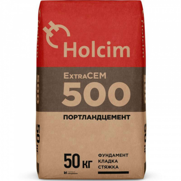 Цемент Holcim ExtraCEM 500 Портландцемент II/А-И 42,5 Б, 50кг в Егорьевске по низкой цене