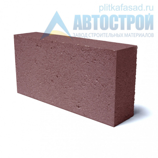 Блок облицовочный фасадный угловой полнотелый 90х188х390 мм красный А-Строй в Егорьевске по низкой цене