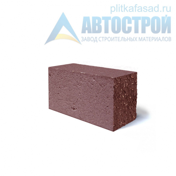 Блок облицовочный фасадный угловой полнотелый 90х90х195 мм красный А-Строй в Егорьевске по низкой цене